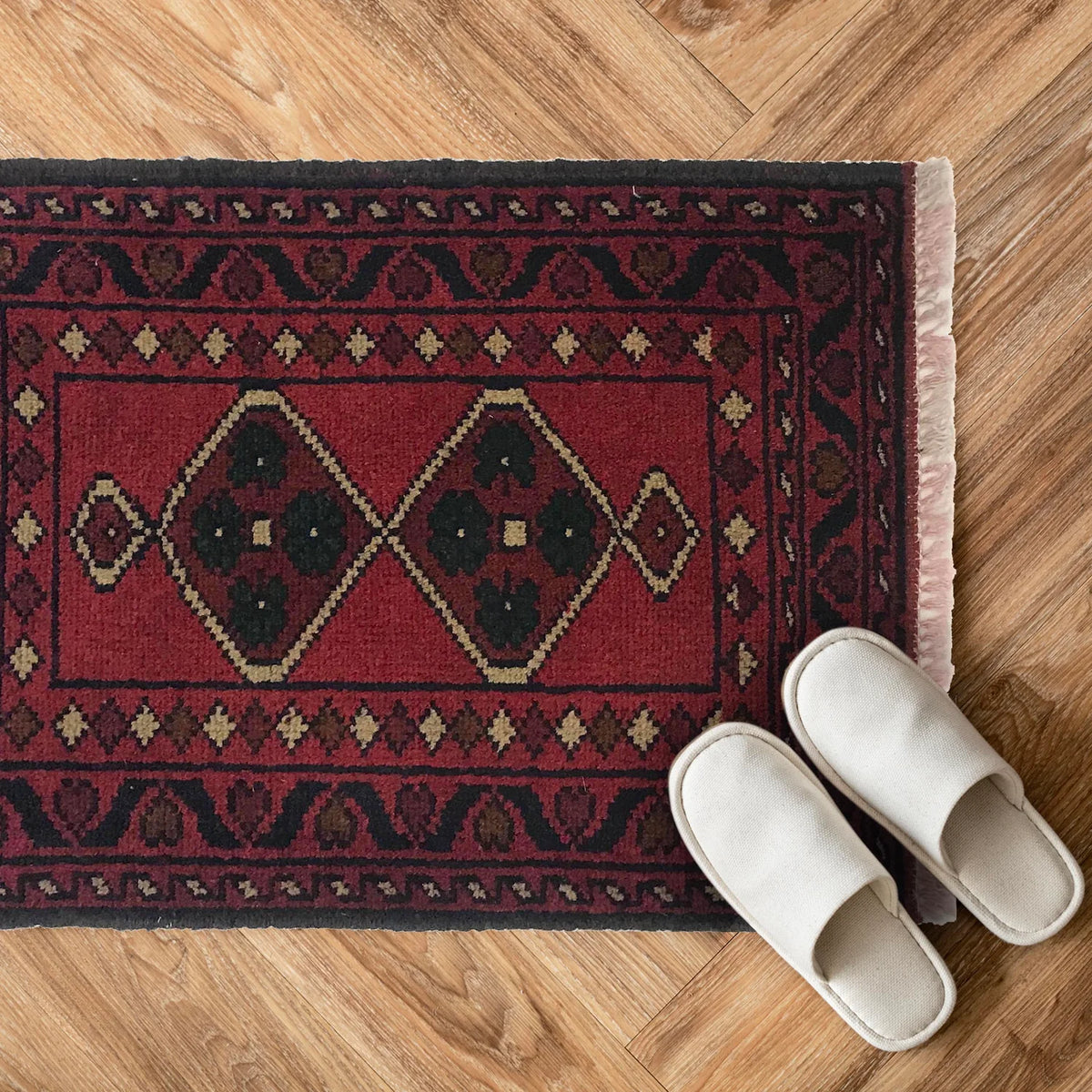 Ruby Lattice Doormat | 1' 5" x 2' 0" ft (43 x 61 cm) | Ref: B35747