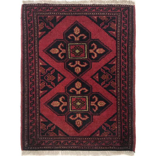 Twin Lily Doormat | 1' 6" x 2' 0" ft (46 x 62 cm) | Ref: B35748