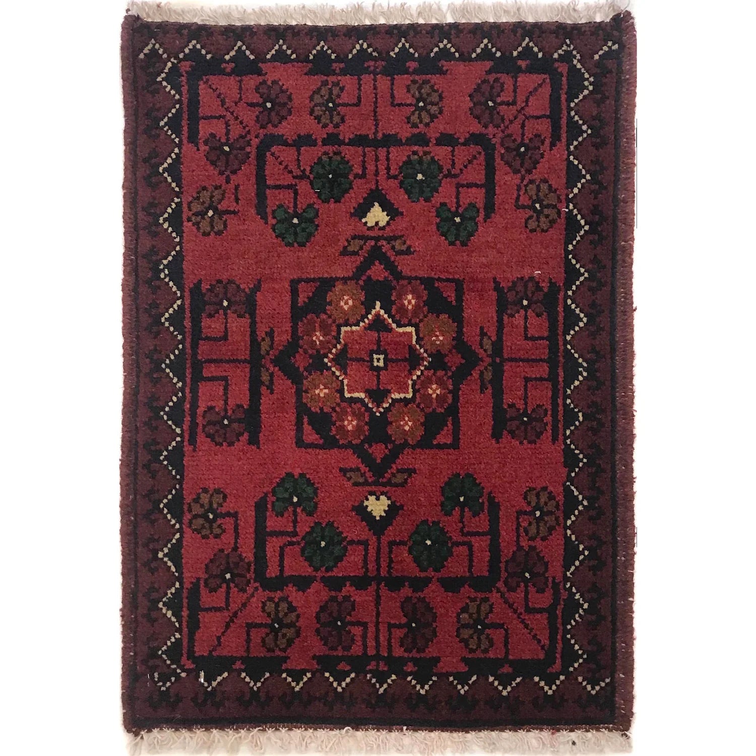 Jade Medallion Doormat | 1' 4" x 1' 11" ft (41 x 59 cm) | Ref: B35756