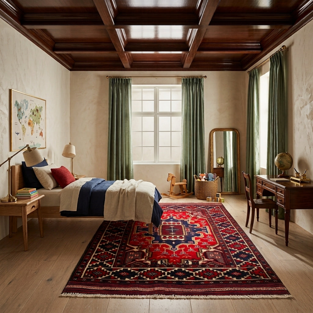 Bloomsbury Craft Rug | 2'11" × 4'10" ft (88 x 147 cm) | Ref: W12526