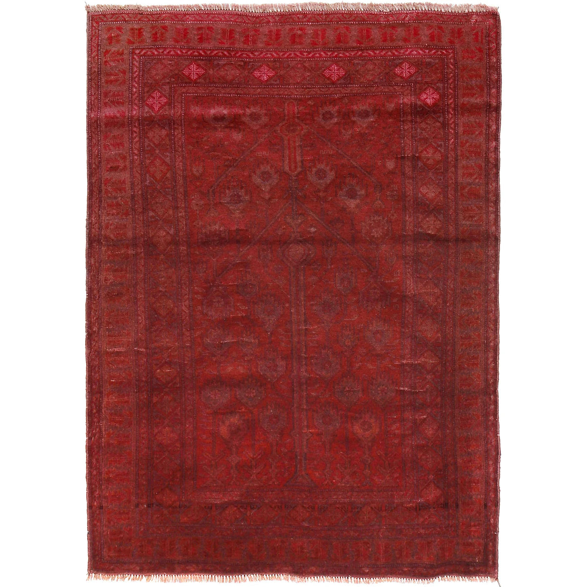 Crimson Reeve Area Rug | 4' 1" x 5' 6" ft (125 x 167 cm) | Ref: P26495