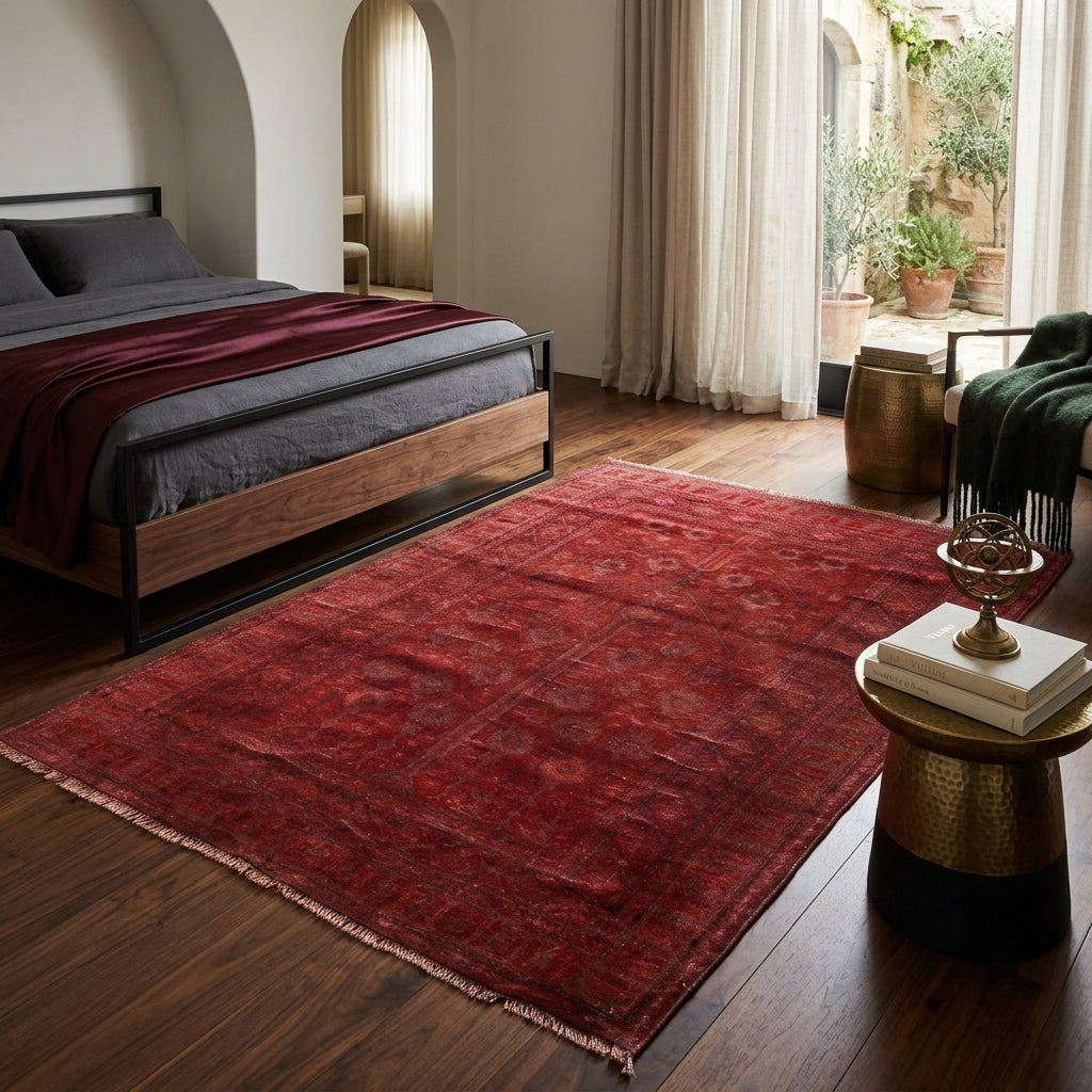 Crimson Reeve Area Rug | 4' 1" x 5' 6" ft (125 x 167 cm) | Ref: P26495