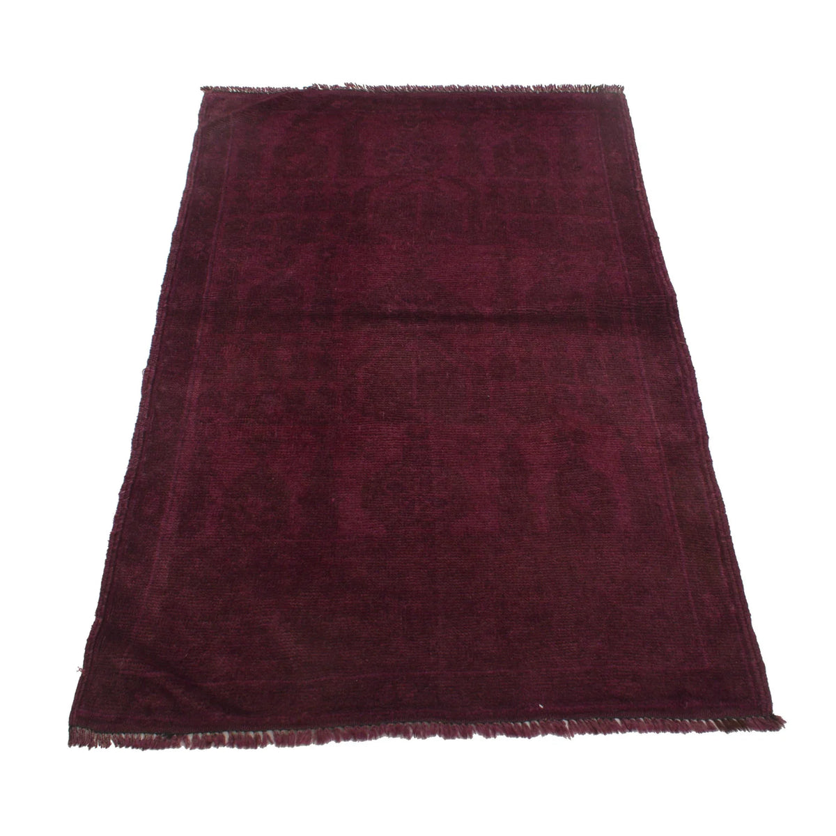 Burgundy Hollow Area Rug | 2' 11" x 4' 4" ft (88 x 131 cm) | Ref: R21355a