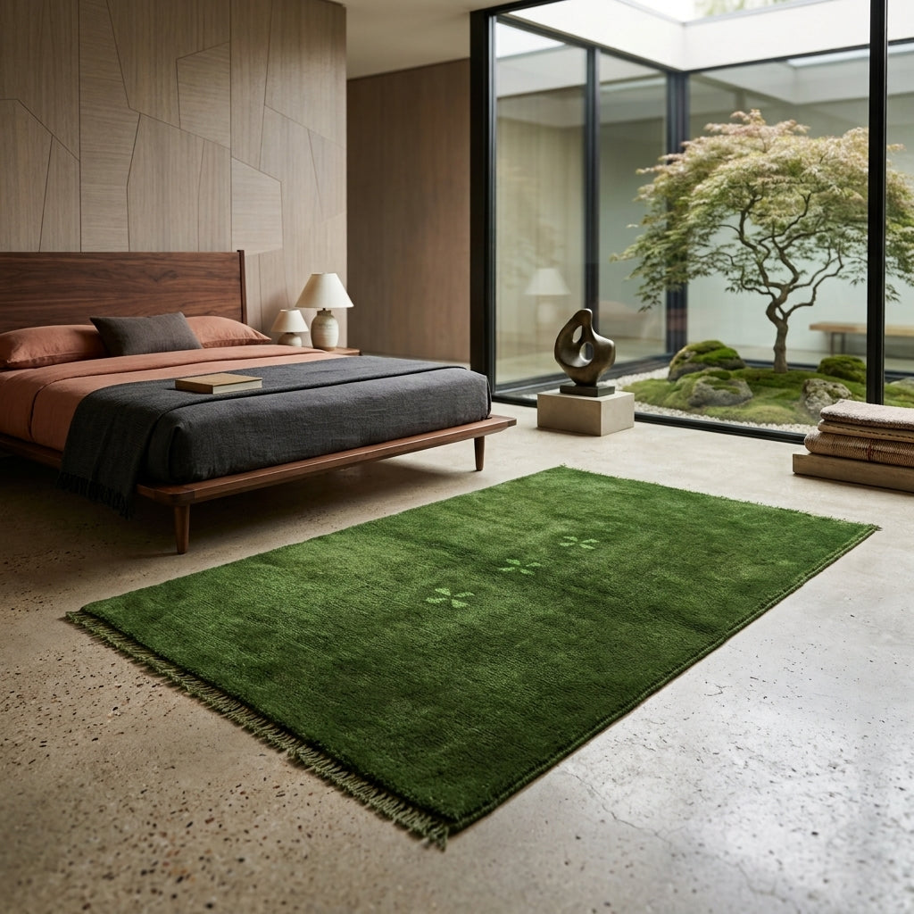 Emerald Reeve Rug | 2' 7" x 4' 4" ft (80 x 133 cm) | Ref: R22969