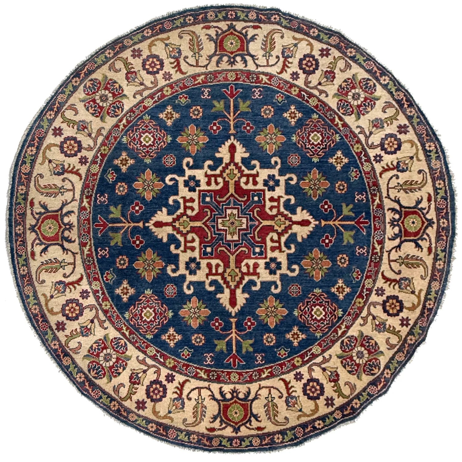 Somerton Wheel Rug | 6' 7" x 6' 7" ft (200 x 200 cm) | Ref: R37470