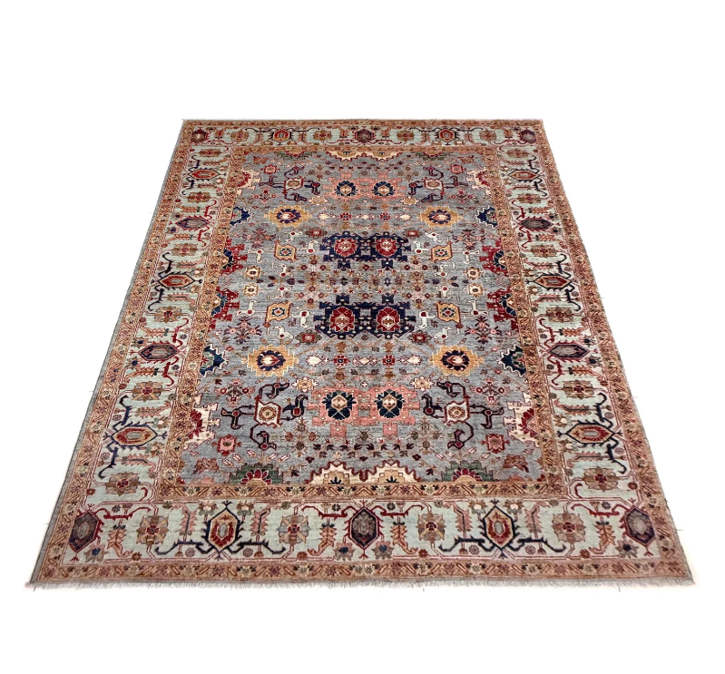 Slate Garden Rug | 6' 8" x 9' 9" ft (204 x 298 cm) | Ref: R39635