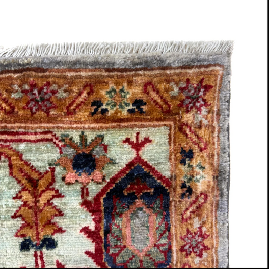 Slate Garden Rug | 6' 8" x 9' 9" ft (204 x 298 cm) | Ref: R39635