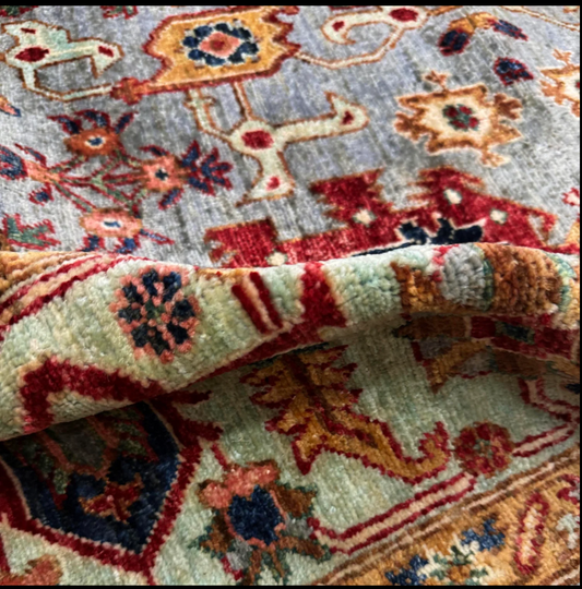 Slate Garden Rug | 6' 8" x 9' 9" ft (204 x 298 cm) | Ref: R39635