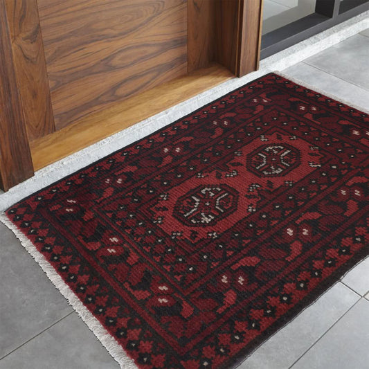 Walnut Twin Doormat | 1' 7" x 2' 6" ft (47 x 75 cm) | Ref: W27148