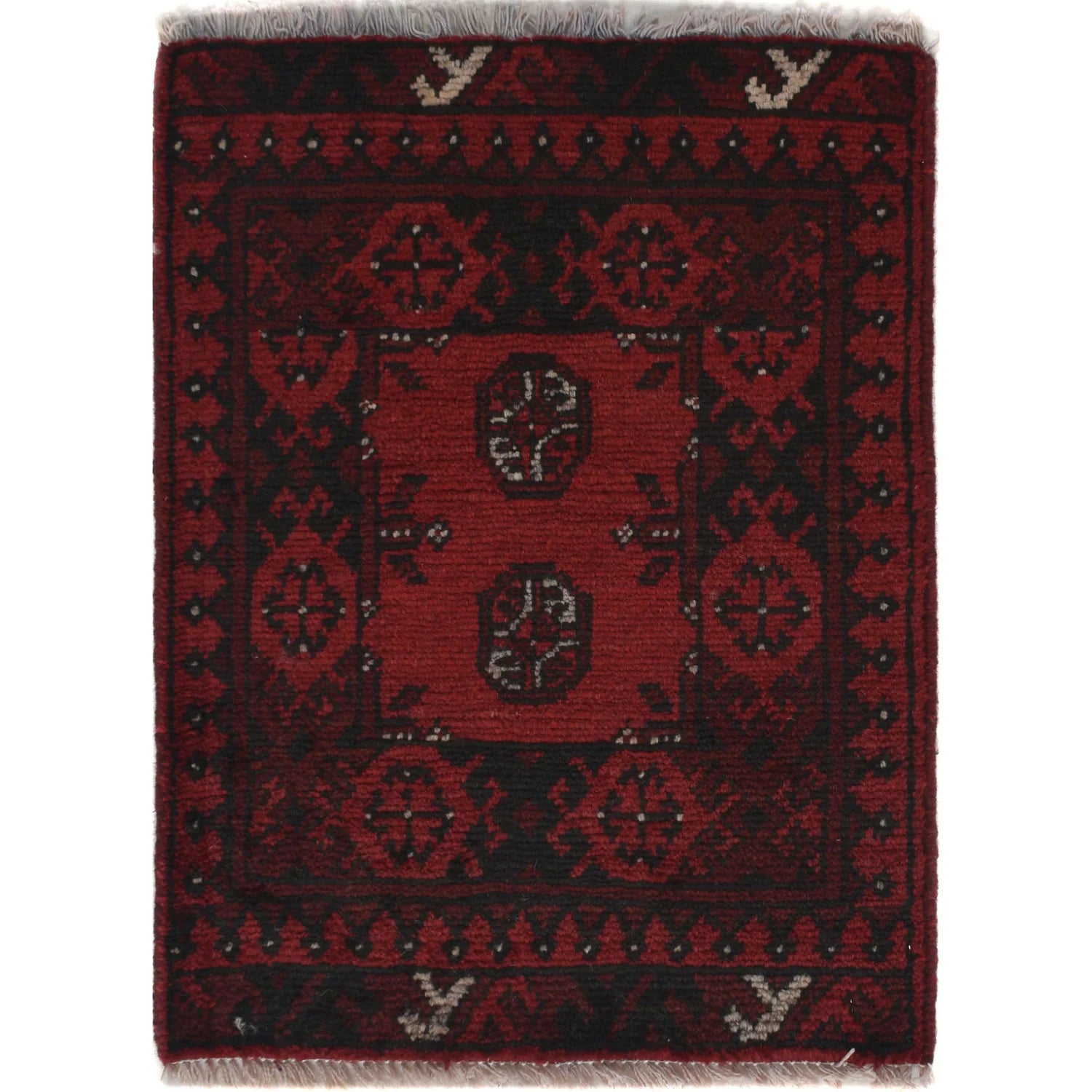 Garnet Lattice Doormat | 1' 7" x 2' 1" ft (49 x 64 cm) | Ref: W27258