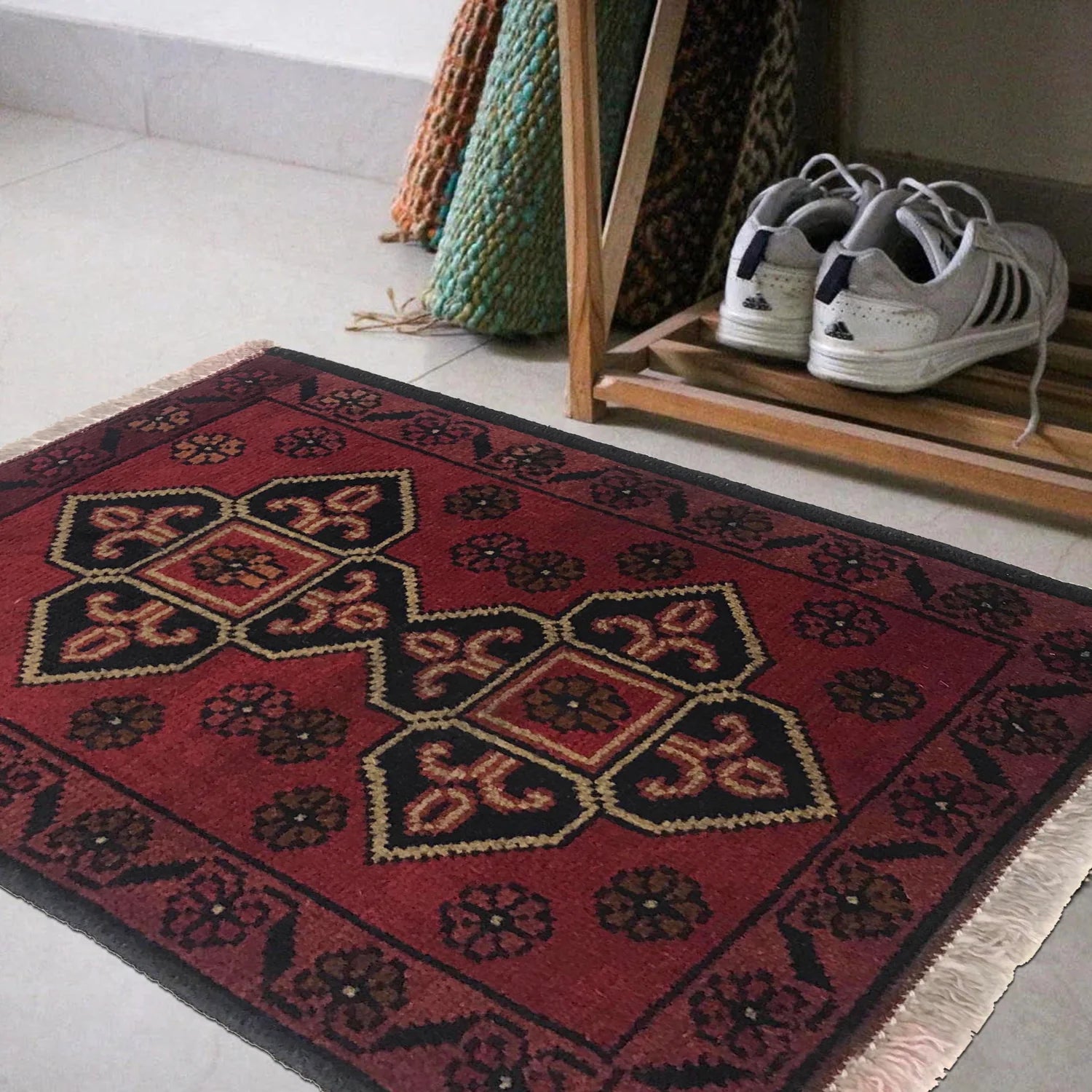 Regal Diamond Doormat | 1' 6" x 1' 11" ft (45 x 58 cm) | Ref: W35609