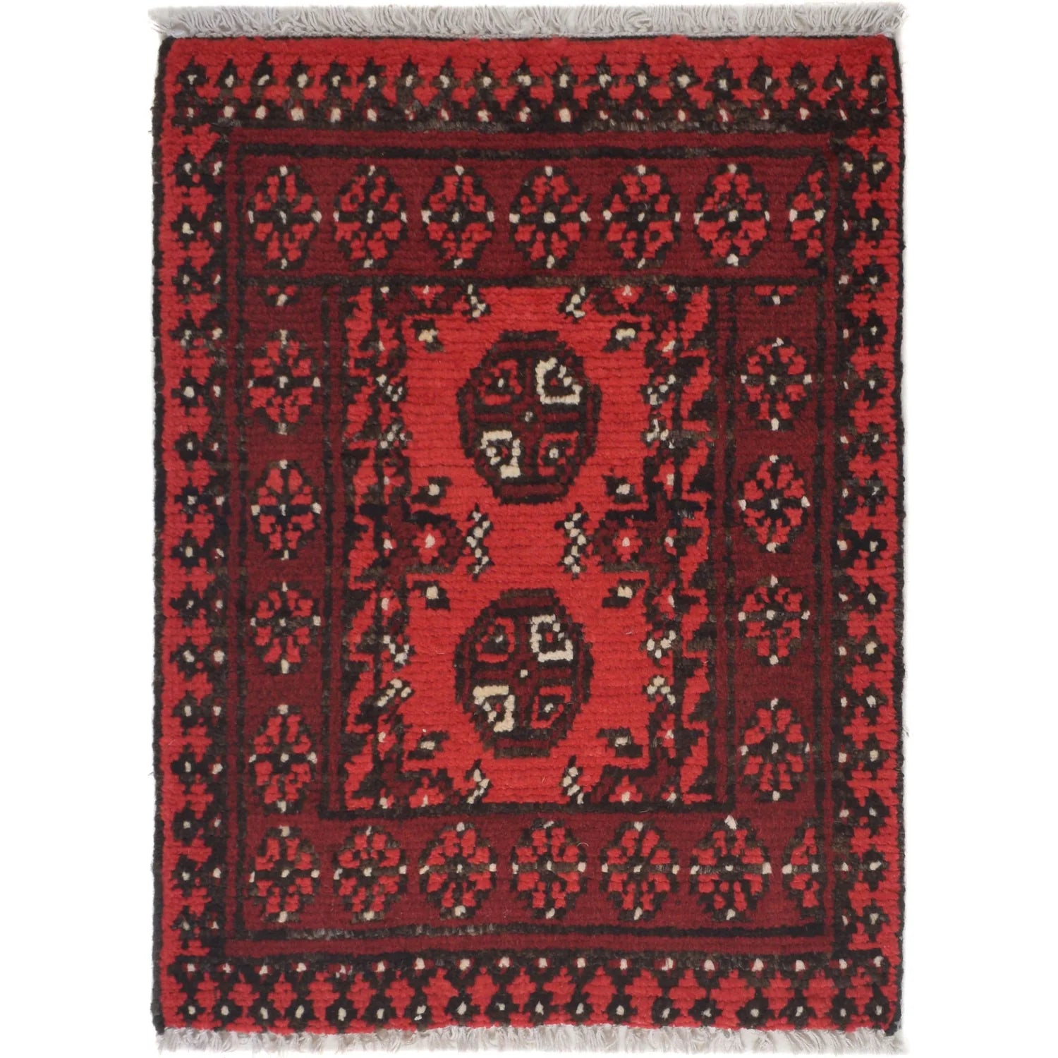 Cherry Medallion Doormat | 1' 7" x 2' 1" ft (47 x 64 cm) | Ref: Y21609