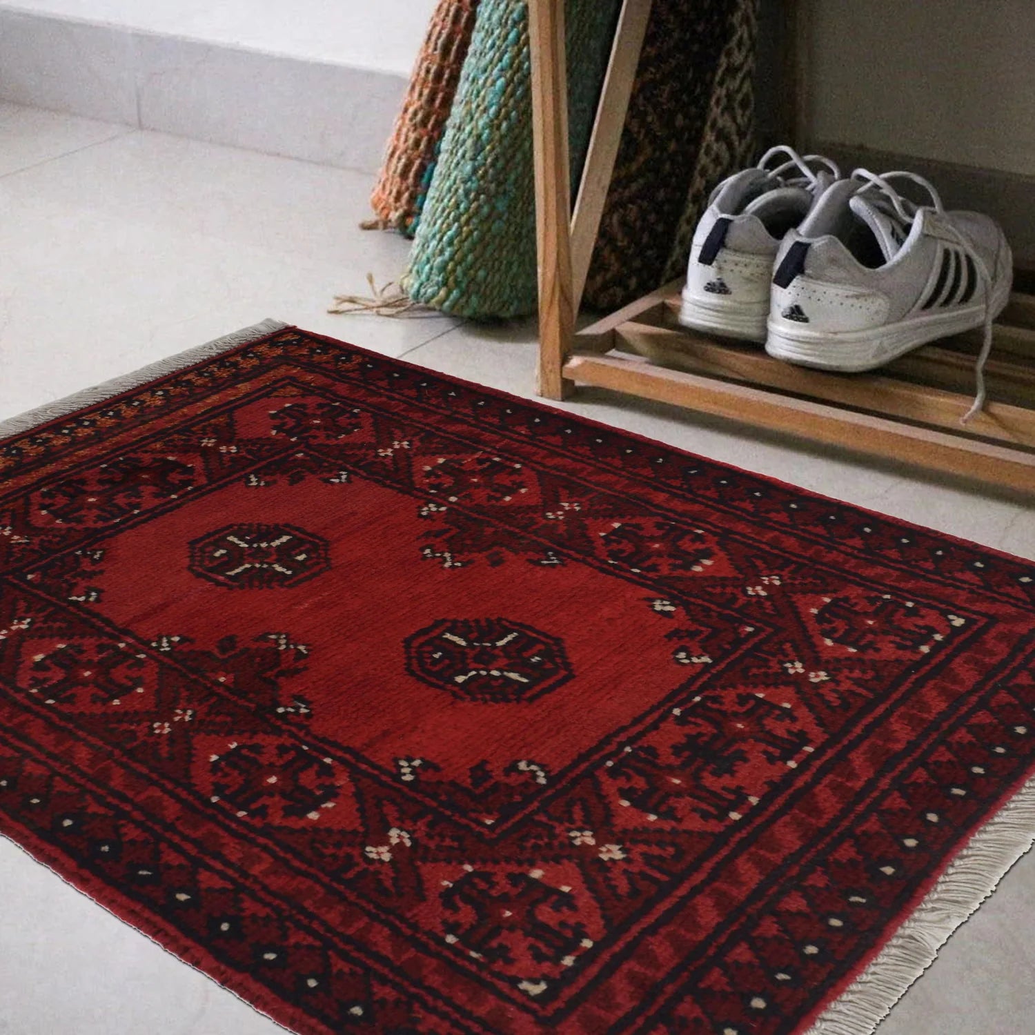 Scarlet Frame Doormat | 1' 8" x 2' 3" ft (52 x 69 cm) | Ref: Y21614