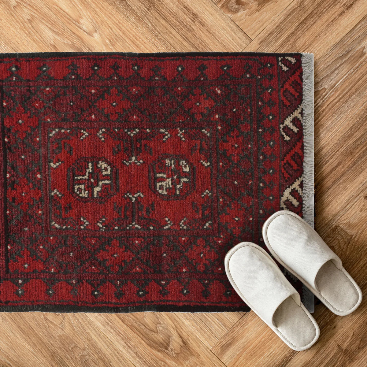 Vine Circle Doormat | 1' 7" x 2' 3" ft (49 x 68 cm) | Ref: Y21628