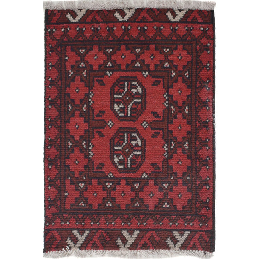 Scarlet Medallion Doormat | 1' 7" x 2' 2" ft (47 x 66 cm) | Ref: Y21644