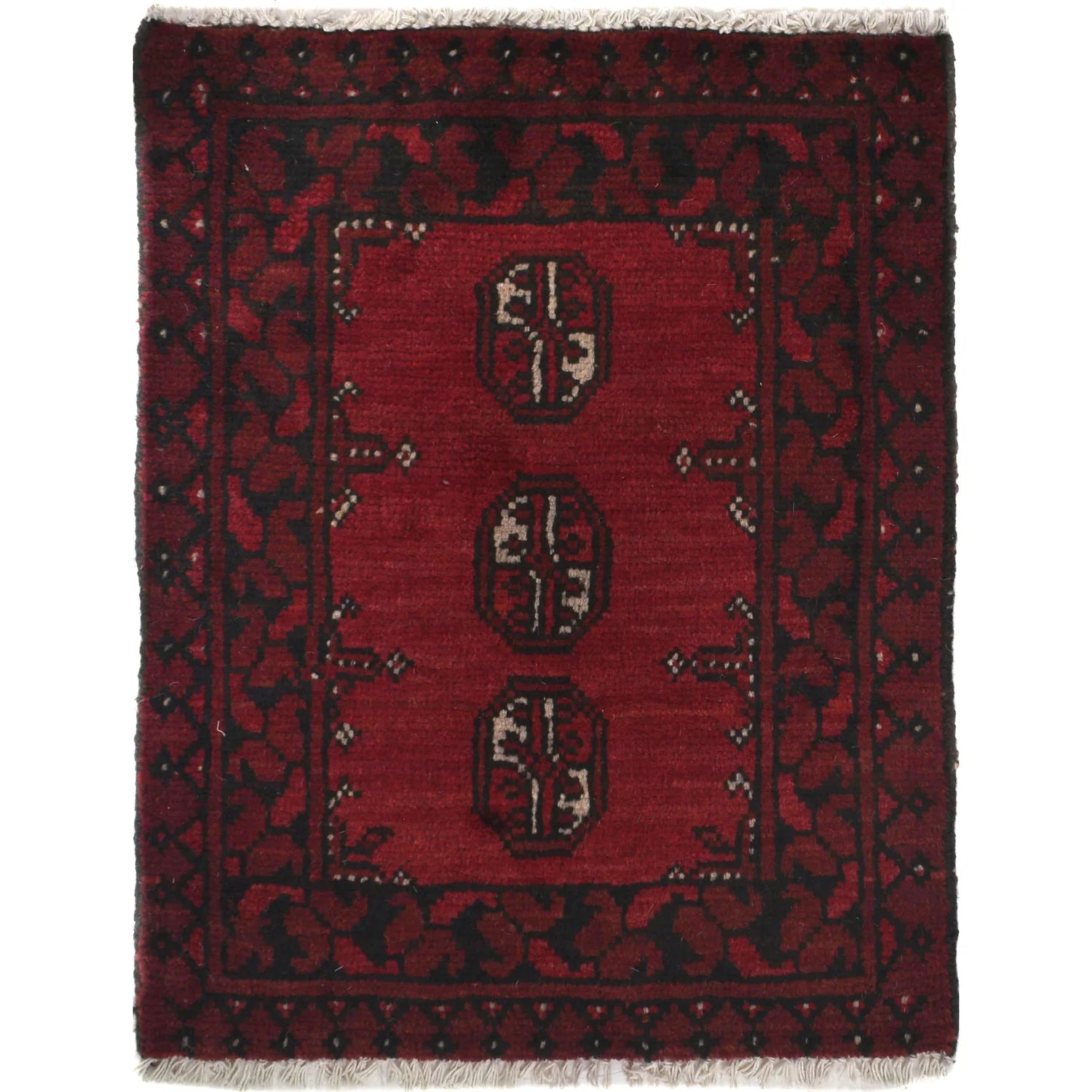 Triple Medallion Doormat | 1' 10" x 2' 3" ft (55 x 68 cm) | Ref: Y21645