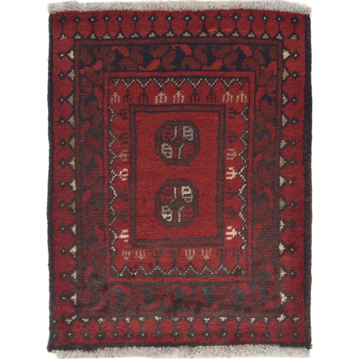 Layered Border Doormat |  1' 8" x 2' 4" ft (51 x 70 cm) | Ref: Y21665