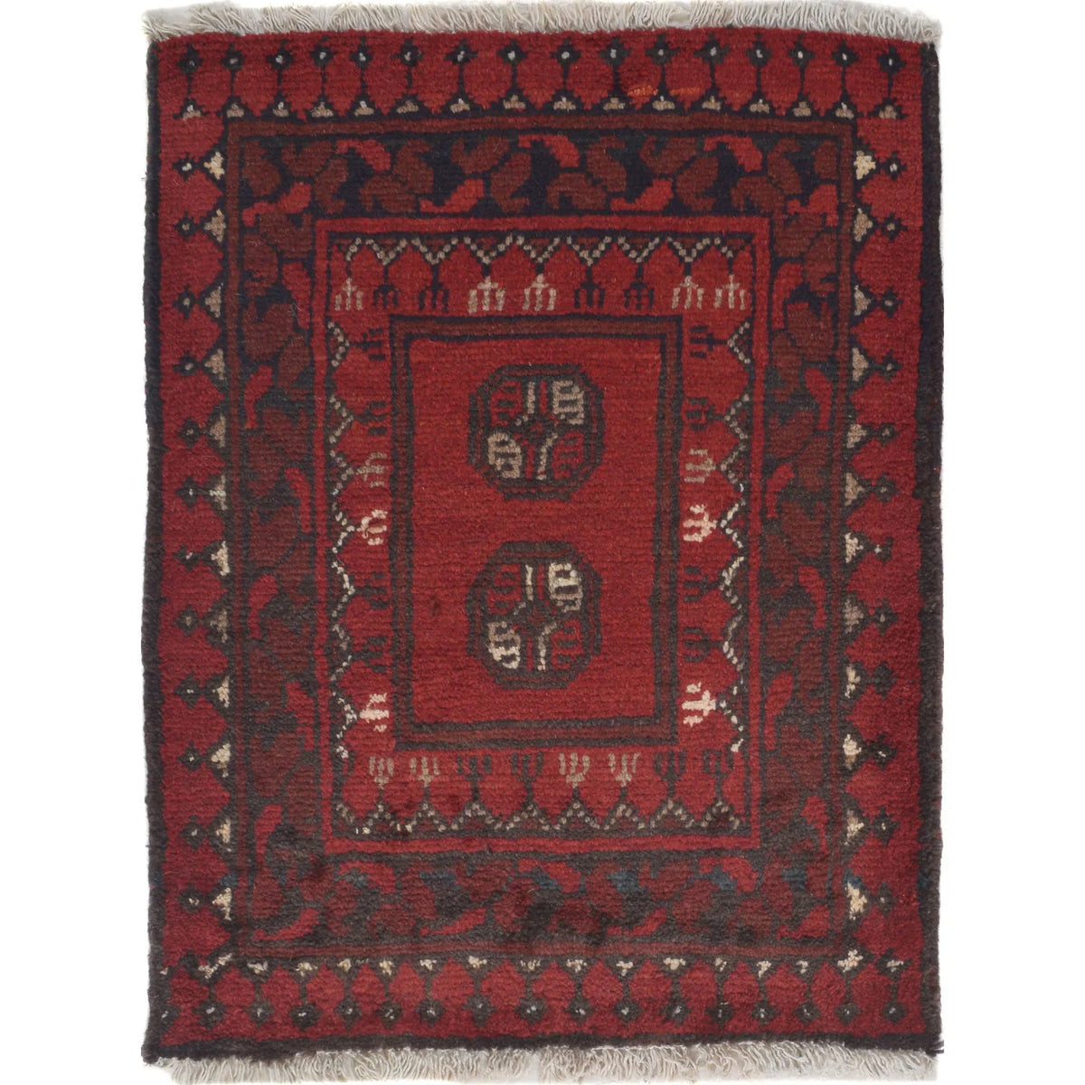 Layered Border Doormat |  1' 8" x 2' 4" ft (51 x 70 cm) | Ref: Y21665