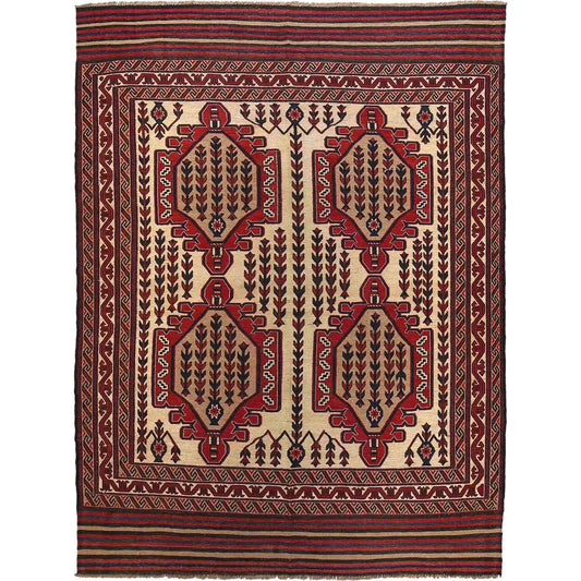 Eversham House Vintage Kilim | 6'9" × 9'3" ft | Ref: 7664