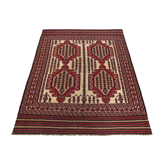 Eversham House Vintage Kilim | 6'9" × 9'3" ft | Ref: 7664