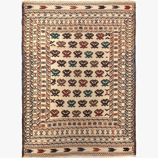 Westbridge Manor Kilim | 4'5" × 5'11" ft | Ref: 2356