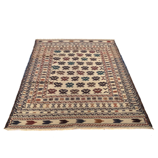 Westbridge Manor Kilim | 4'5" × 5'11" ft | Ref: 2356