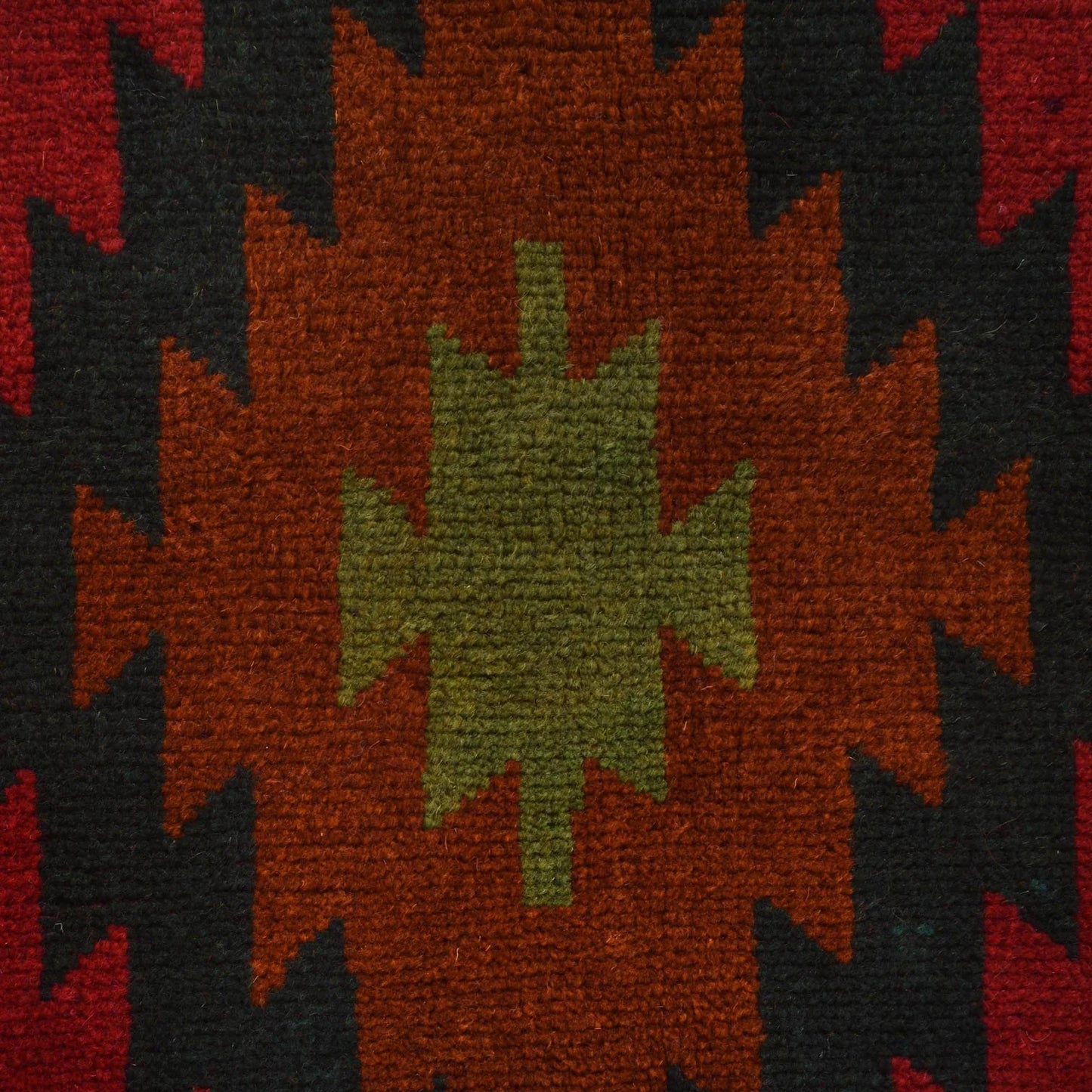 Red Color Baluchi Carpet 4' 2" x 6' 8" (ft) - No. G29162