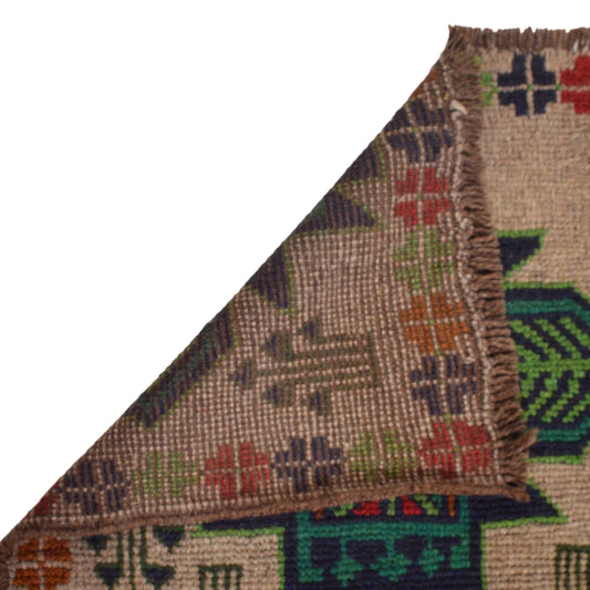 Baluch Short Rug 4' 2 x 6' 7 (ft) - No. G31680