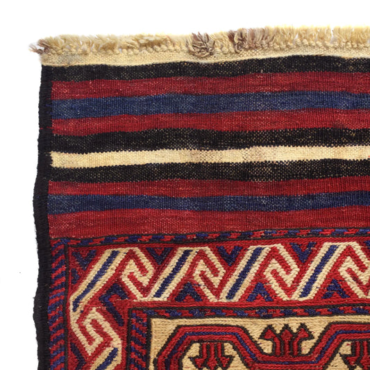 Belvoir Court Flatweave Kilim | 6'7" × 9'2" ft | Ref: 2672