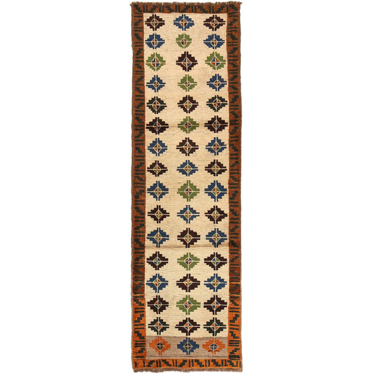 Hand Knotted Baluchi Runner 2' 5 x 9' 5 (ft) - No. B19302