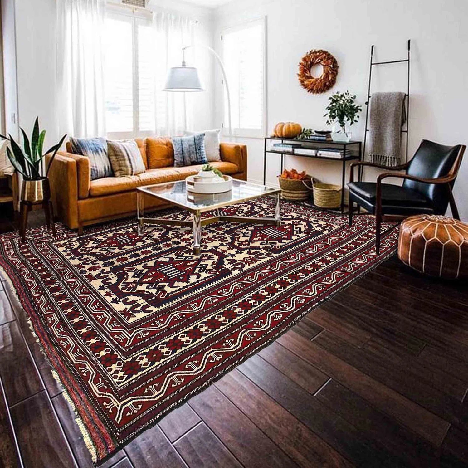 Windsmere Hall Flatweave Kilim | 6'11" × 9'6" ft | Ref: 2947