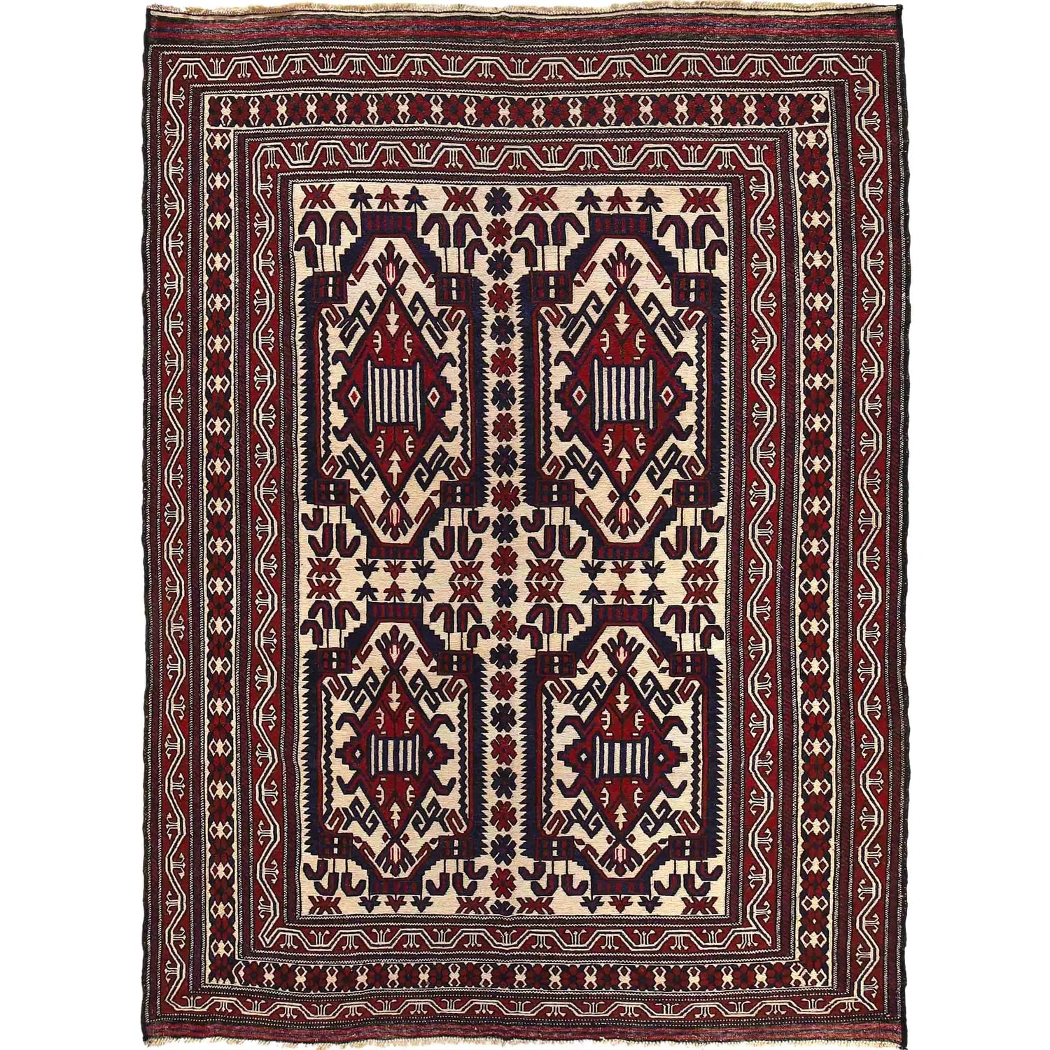 Harrowgate Hall Flatweave Kilim | 6'11" × 9'8" ft | Ref: 2952