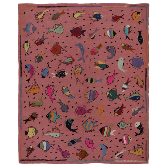 Elmstone Embroidered Rug | 6'2" × 7'11" ft (189 × 242 cm) | Ref: B32077