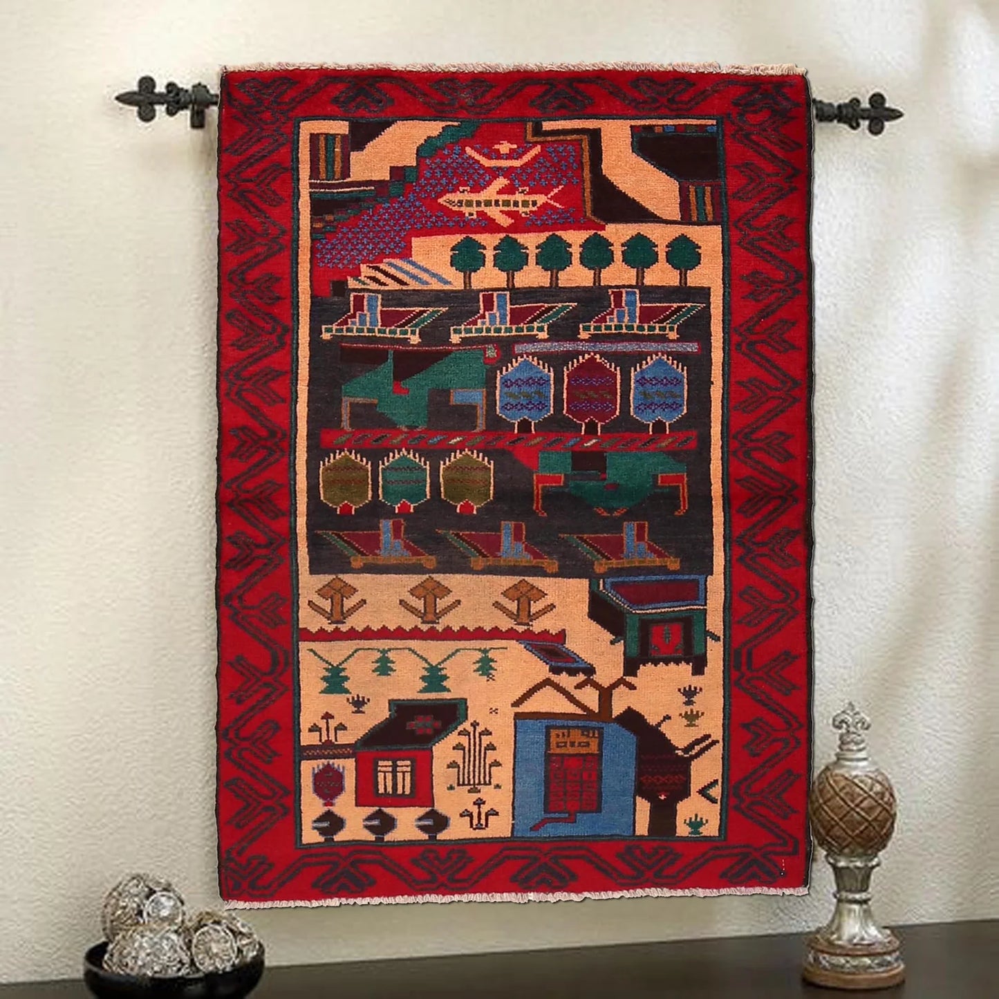 Bloomsbury Figural | 2'8" × 4'1" ft | Ref: 10255