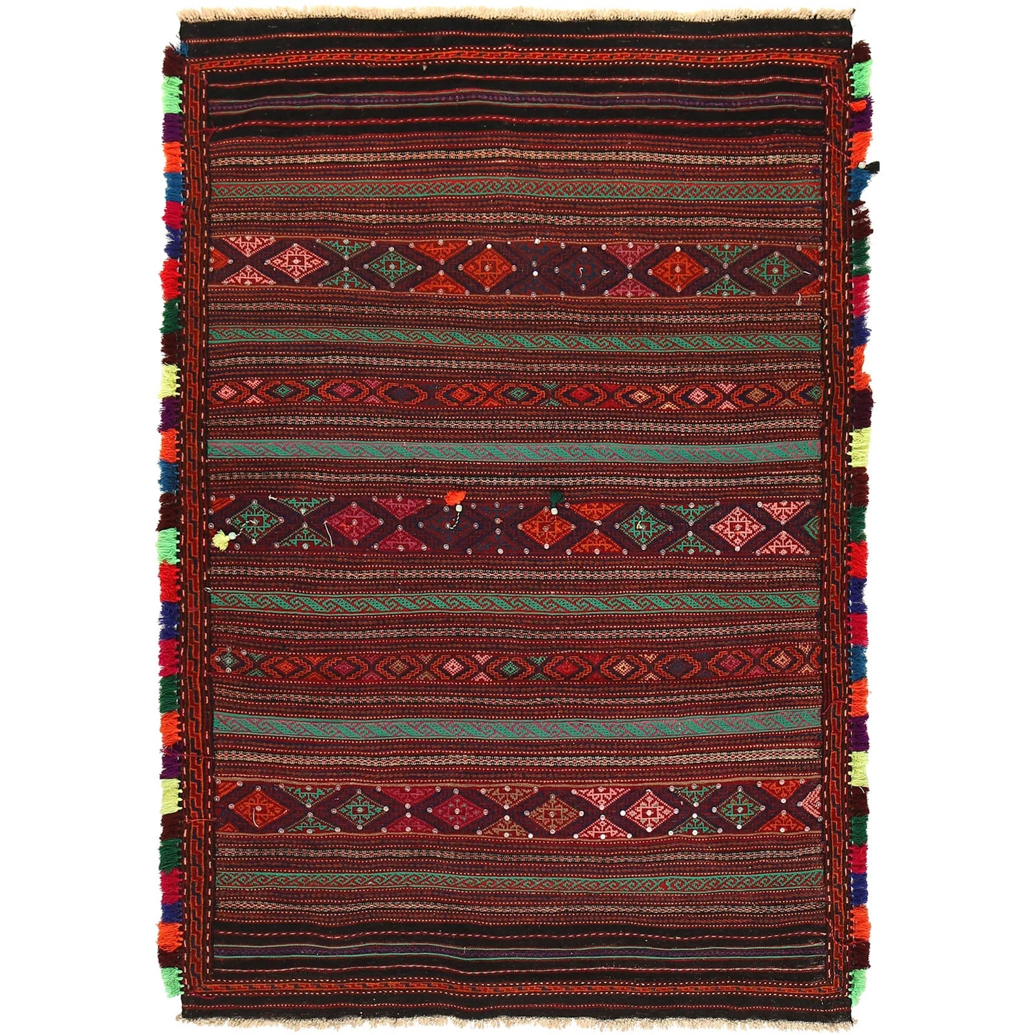 Elmstone Flatweave Kilim Rug | 4'8" × 7'1" ft (141 × 216 cm) | Ref: B19314