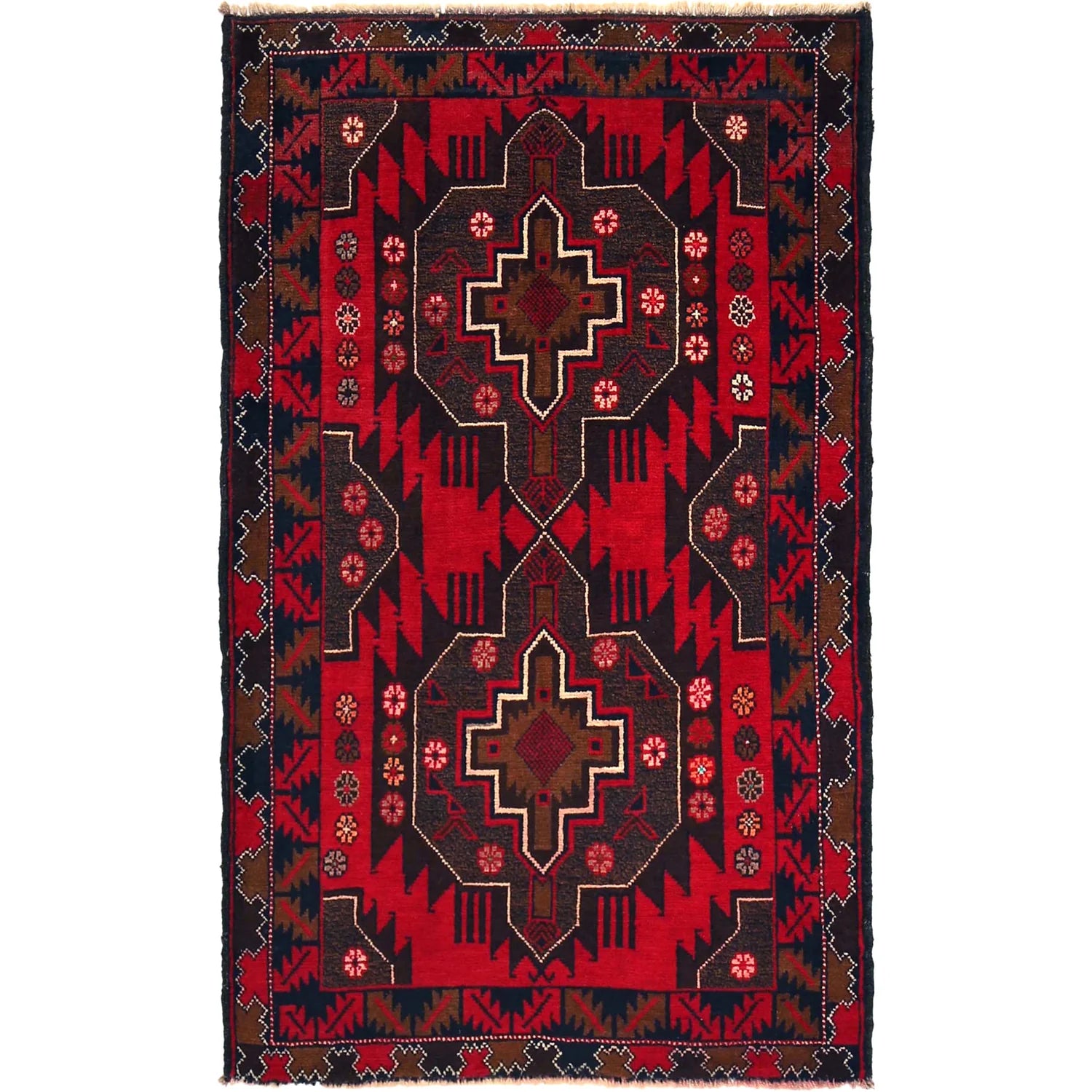 Traditional Baloch Rug 2' 11" x 4' 8" (ft) - G19050