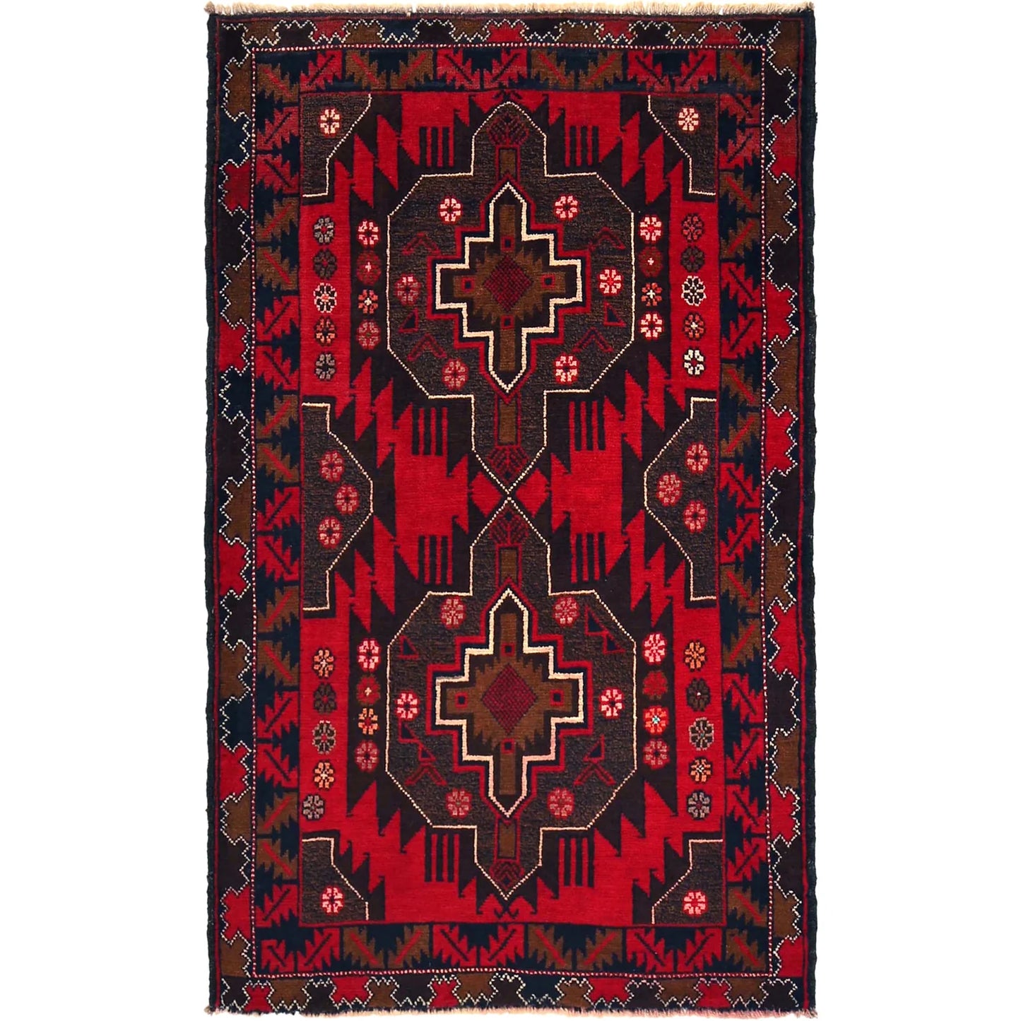Traditional Baloch Rug 2' 11" x 4' 8" (ft) - G19050
