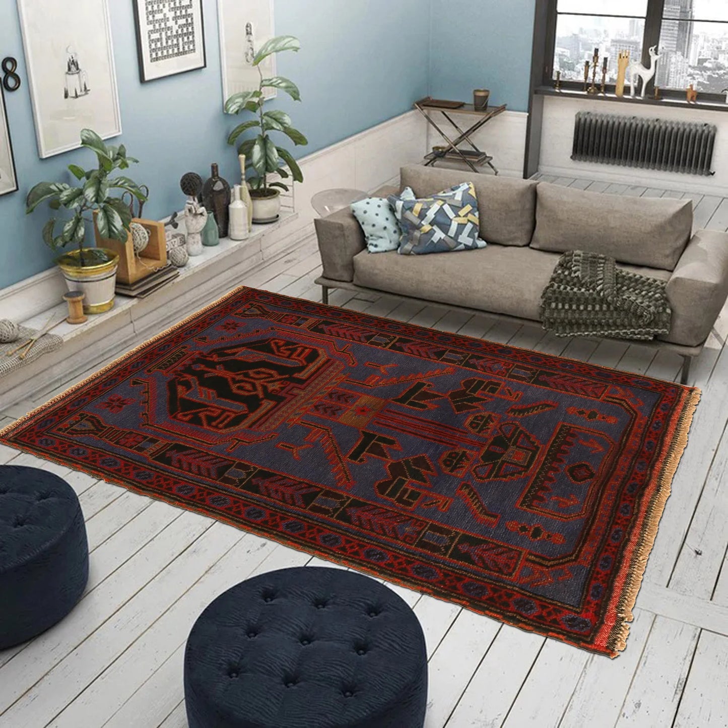 Ashcombe Hall Rug | 3'2" × 4'6" ft | Ref: B16211