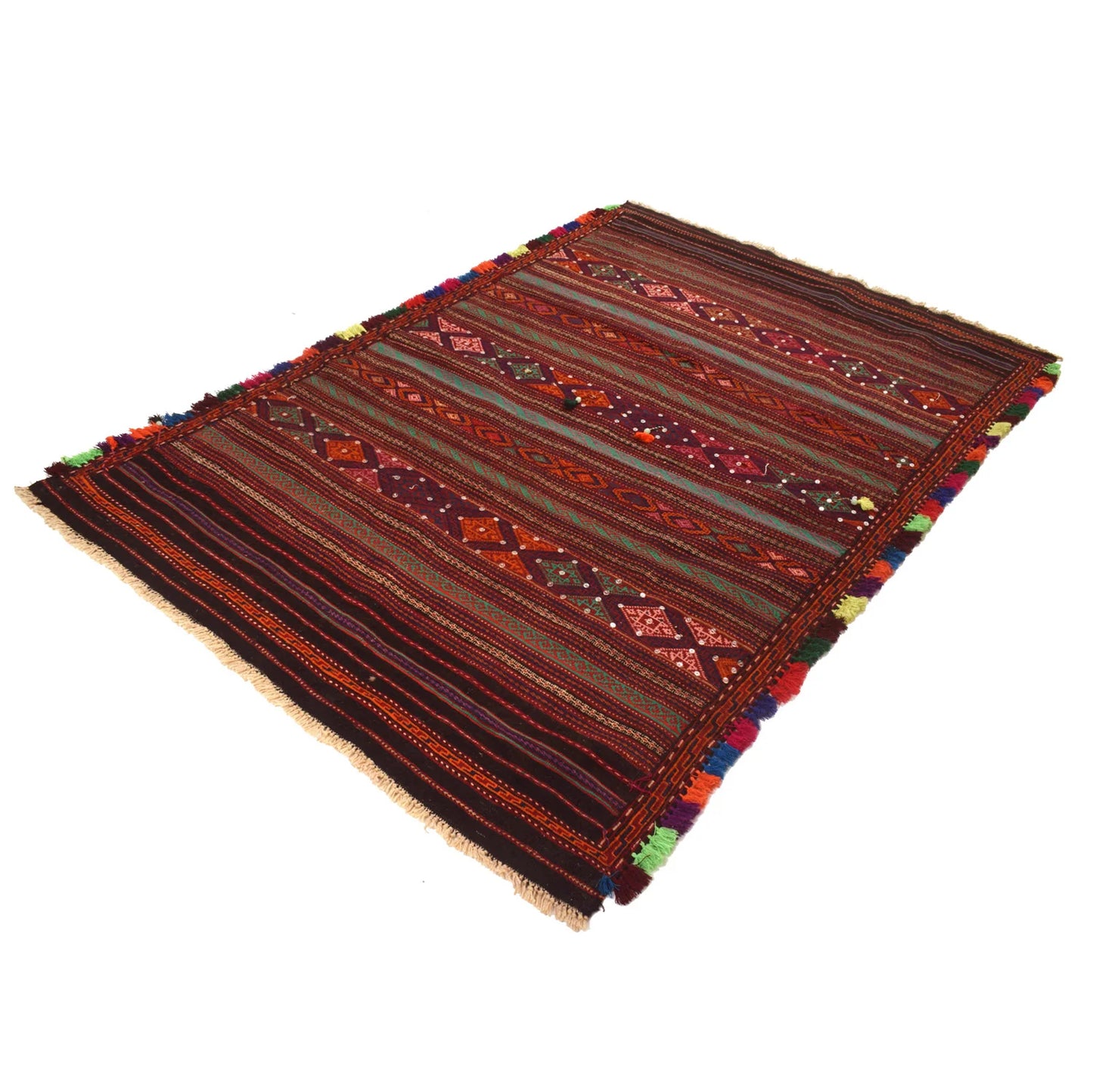 Elmstone Flatweave Kilim Rug | 4'8" × 7'1" ft (141 × 216 cm) | Ref: B19314