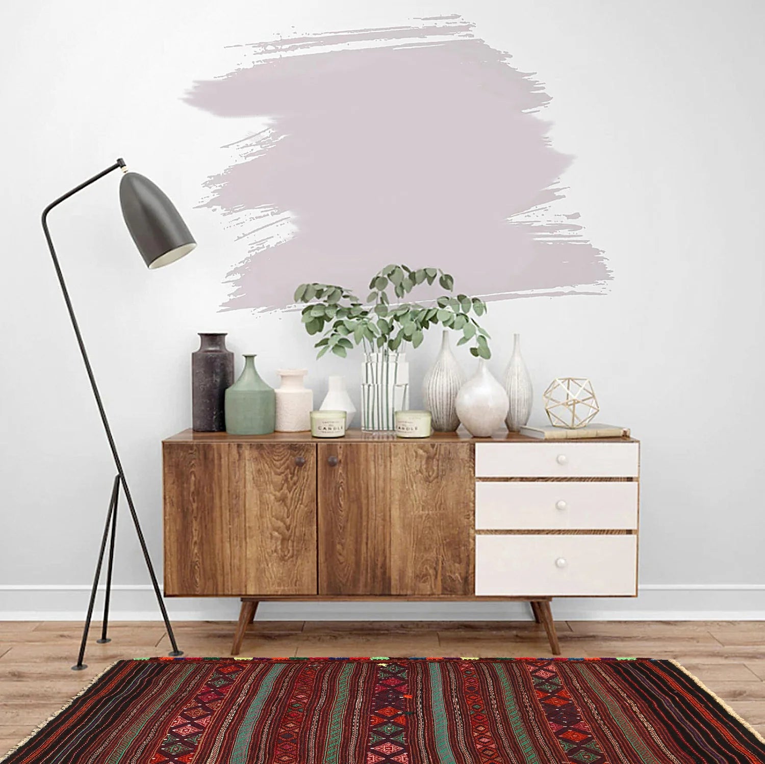 Elmstone Flatweave Kilim Rug | 4'8" × 7'1" ft (141 × 216 cm) | Ref: B19314