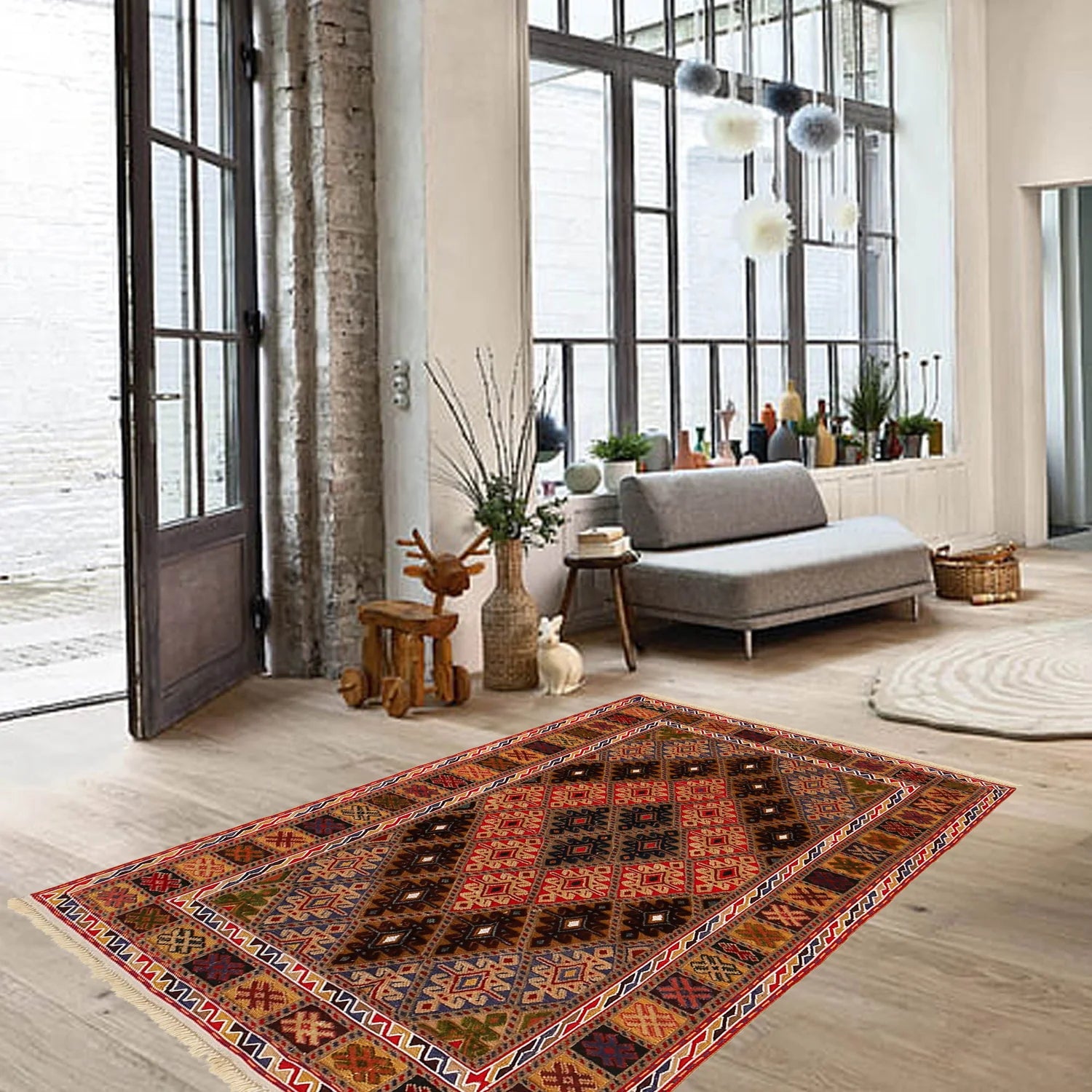 Rothwell Moor Rug | 2'8" × 3'8" ft (81 × 112 cm) | Ref: B21525