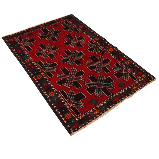 Baluch Small Size Rug 3' 0 x 4' 5 (ft) - No. 10249
